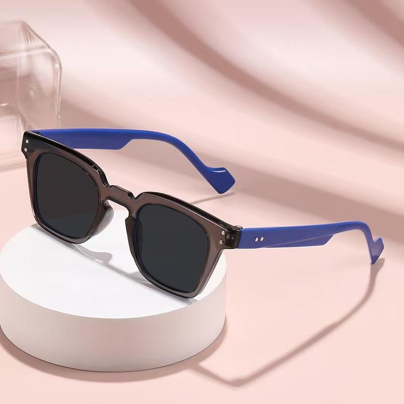 Lunettes de soleil Myopie Cadre Carré Classique Teintes Minimalistes Protection UV Haute Définition Confortables Dioptrie 0 À -4.0