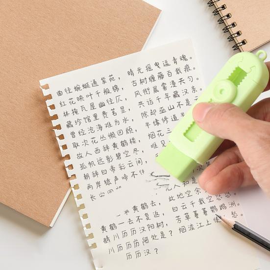 Push Pull Retractable Eraser, Cute Pastel Pencil Eraser for Students, Clean Dustless 2B Eraser for Kids, School Supplies