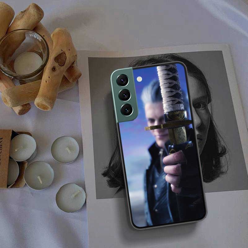 D-Devil May Cry DMC Phone Case For Samsung A15 A25 A35 A55 Galaxy A12 A22 A32 A52 A72 A54 A34 A24 A14 A53 A33 A23 A13 A73 A42 5G