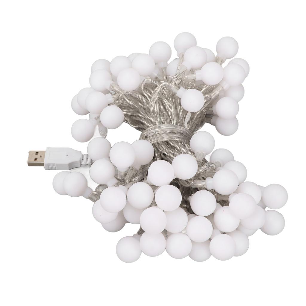 Ball String Light Waterproof USB Powered Colorful Decorative LED Lamp String for Christmas Party