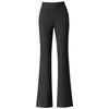 Women's Wool Micro Flare Slimming Pants - 2024 Autumn/Winter Fashionable Straight-Leg Casual Trousers for Middle-Aged Moms