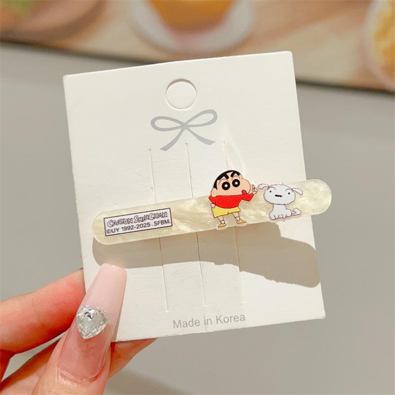 

Crayon Shin-Chan Hairpin Cute Cartoon Colorful Duck Clip Hair Clip Student Interest Originality Hair Accessories Gifts