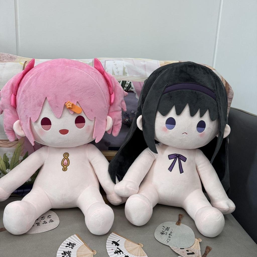 40cm Kaname Madoka Plush Doll Cosplay Puella Magi Madoka Magica Akemi Homura Soft Stuffed Toy Pillow for Anime Fans