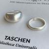 Matte Brushed Open Band Ring for Women, Personalized and Versatile Style, Popular Index Finger Accessory.