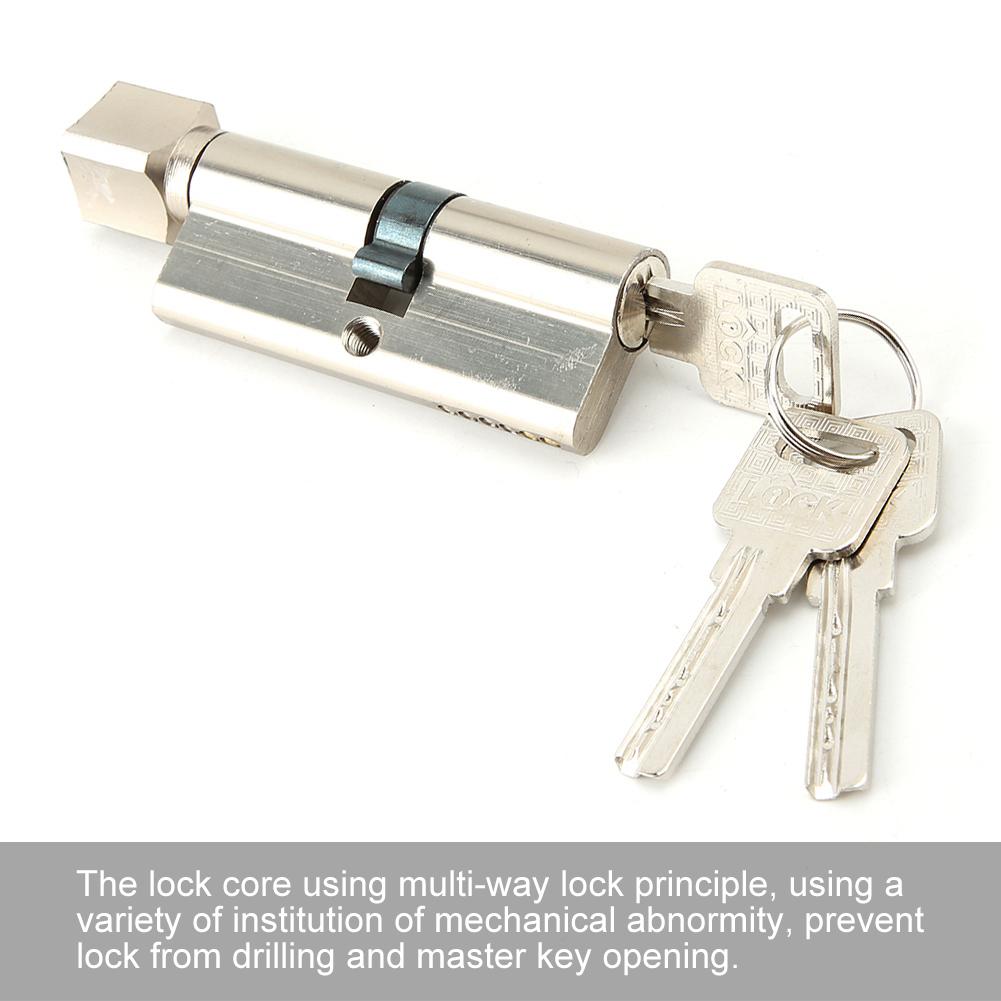 70mm Aluminium Alloy Security Home Door Lock Cylinder with 3 Keys