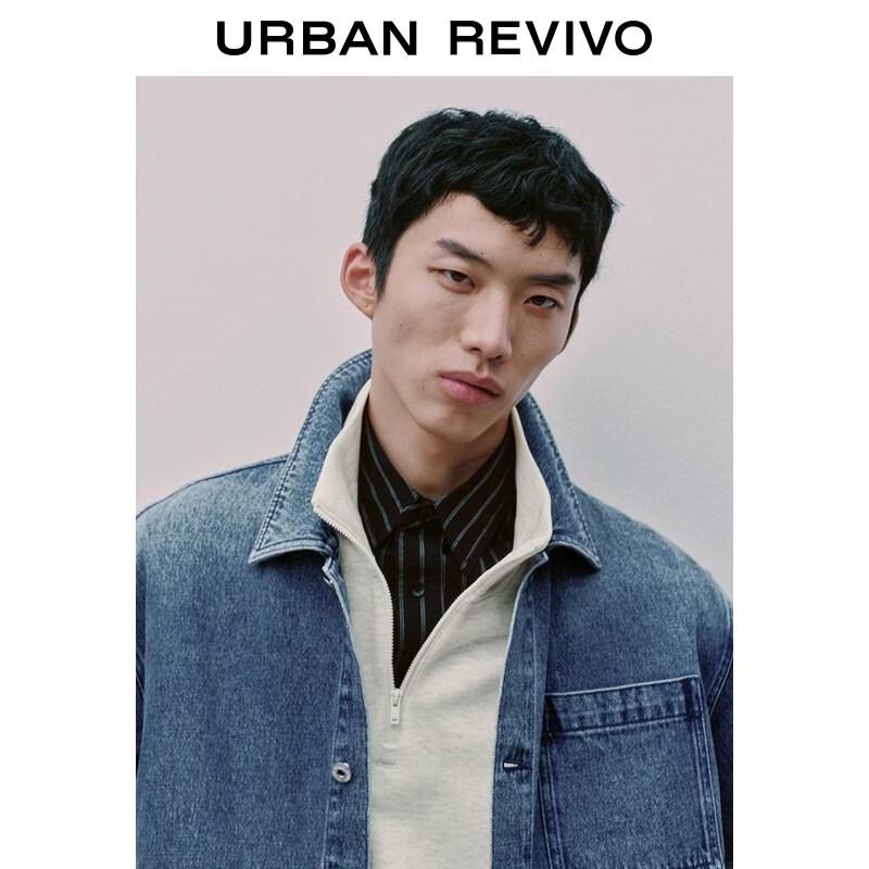 UR2026 Men's Retro Washed Denim Jacket