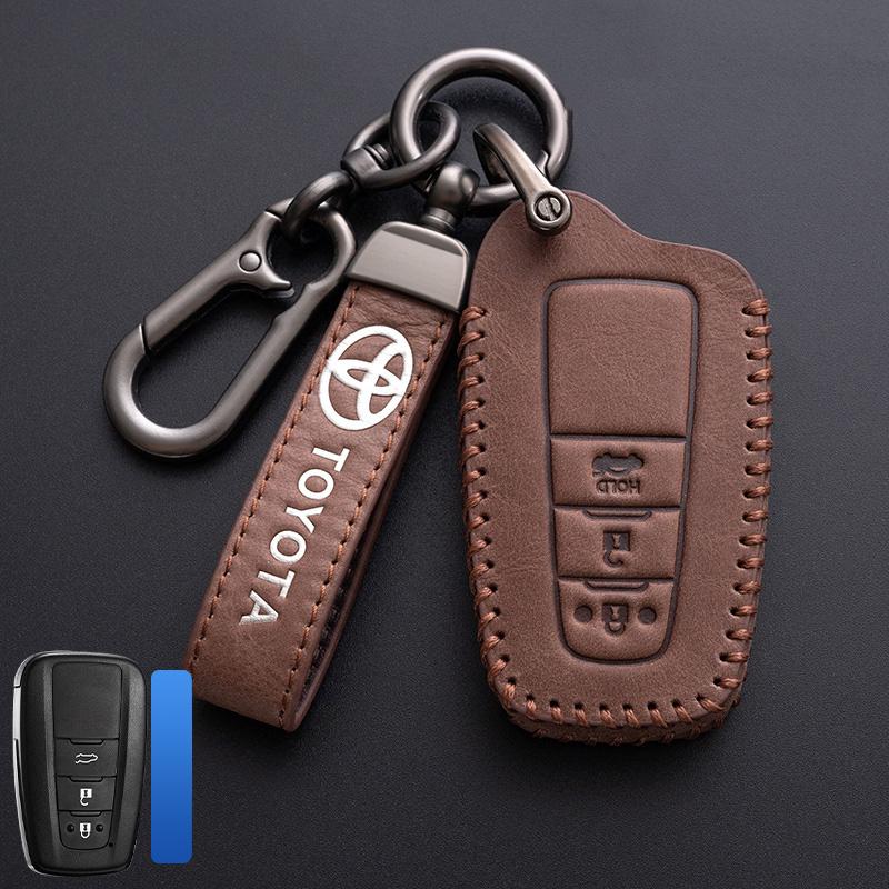 Car Smart Remote Key Case Cover Holder Shell Fob For Toyota Corolla Prius Camry CHR C-HR RAV4 Altis Land Cruiser Prado Keyless