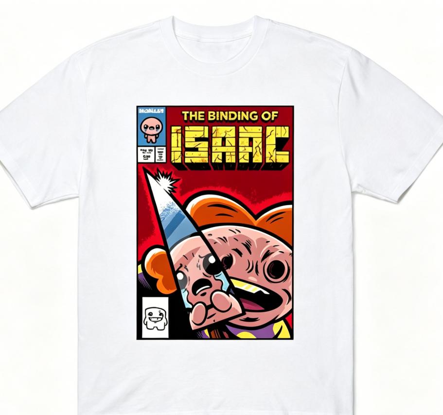 The Binding of Isaac Miłośnik Anime Indie Koszulka Ubranie na cały rok osobowość Ubrania Duże Rozmiary Unisex Nowy Model Dla Par wysoka jakość miękka