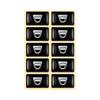 TSEK2 10/20/50Pcs 3D Epoxy Car Interior Steering Wheel Central Control Decorative Sticker For Renault DACIA Logan Clio Duster Sandero