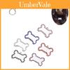 British Style Pet Pendant Metal Bone Shaped Dog Tag With Color Options