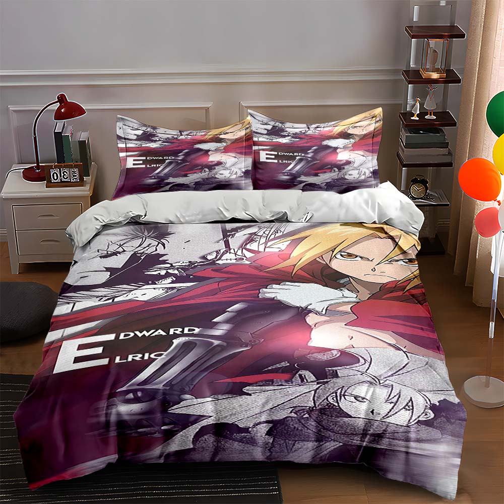

Anime character collage. Bedding Duvet cover sets Duvet covers Pillowcases gifts (1 * Duvet Cover 2 * Pillowcases, without duvet insert) 135x200cm