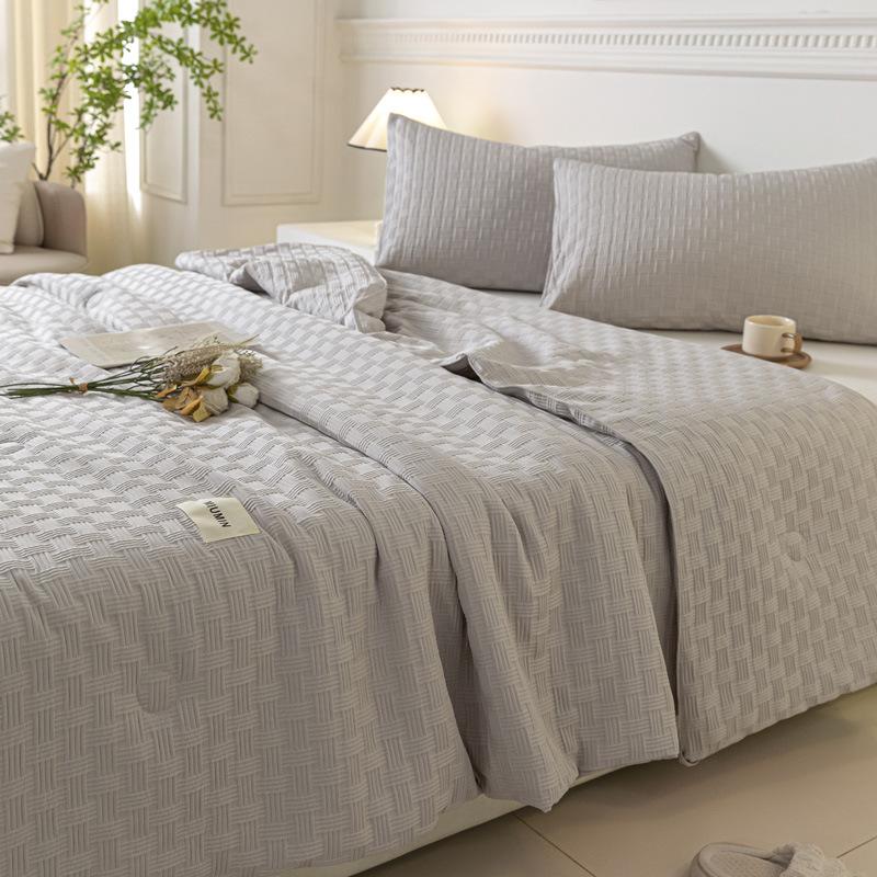 Summer Light Comfortable Simple Cool Quilt Machine Washable Washable Skincare Breathable Thin Spring Air Conditioning Blanket