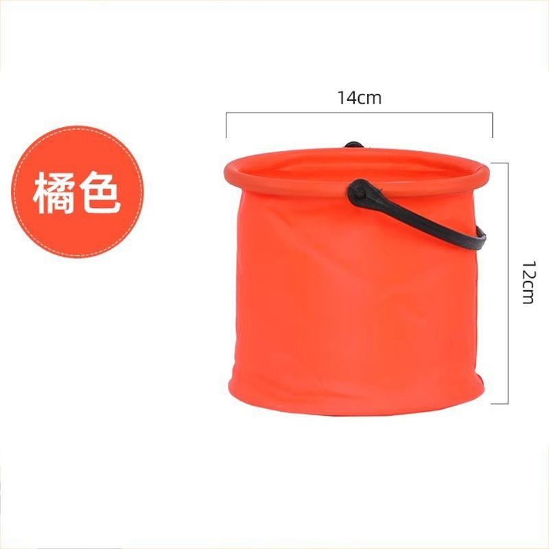 Portable Collapsible Bucket Fishing Beachcombing Art Brush Cleaning Outdoor Use