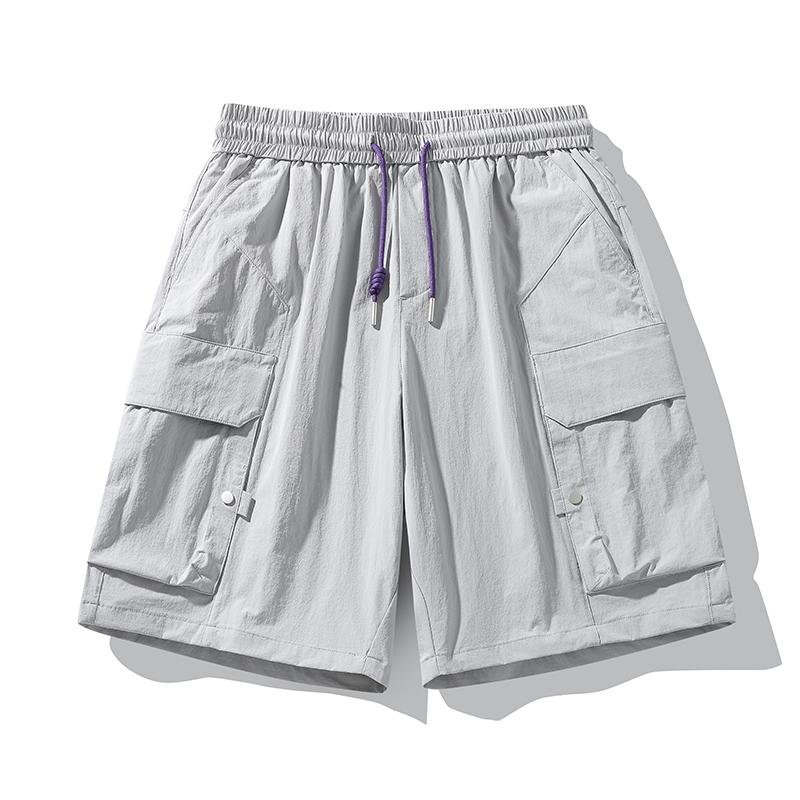 Ice Silk Cool Overalls Men's Quick-drying Sunscreen Shorts Casual Pants Men's Loose Sports Pants