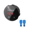 DC 12V 24V Waterproof Digital Voltmeter Meter with Easy Read LED Display