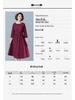 2024 Floral Long-Sleeved Dress for Women, Elegant Spring/Autumn Wear for Middle-Aged to Elderly (Age 40+)