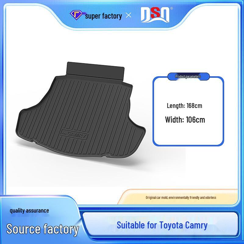 Waterproof TPE Trunk Mat for 24 Toyota Camry Models - Dedicated Car Accessory