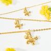 Porti 24k Gold Unicorn Pendant Necklace 1.875g