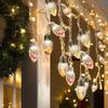 LED Christmas Light String Holiday Decoration Light Vintage Snowman Atmosphere Light Room Garden Pendant Light Wishing Bottle