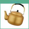 Aluminum Scald Tea Kettle Anti Handle Teapot Lightweight Coffee Pot Large Capacity Golden Water