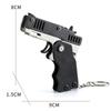 Children'S Simulation Toy Gun 100Pcs Eraser Boys Competitive Shooting Boys Gift Stretch Folding Can Be Fired Rubber Band Toy Gun