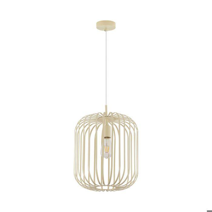 Dekorativ pendellampa 1xE27 23W IP20 – Beige