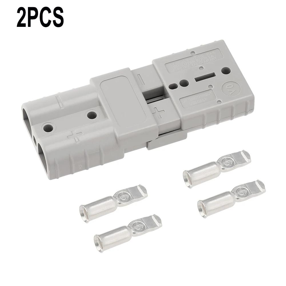 2PCS Power Connector Kit For Anderson 120A Plug Cable Terminal Battery Quick Plug Battery Charging Connector Power Tools Parts