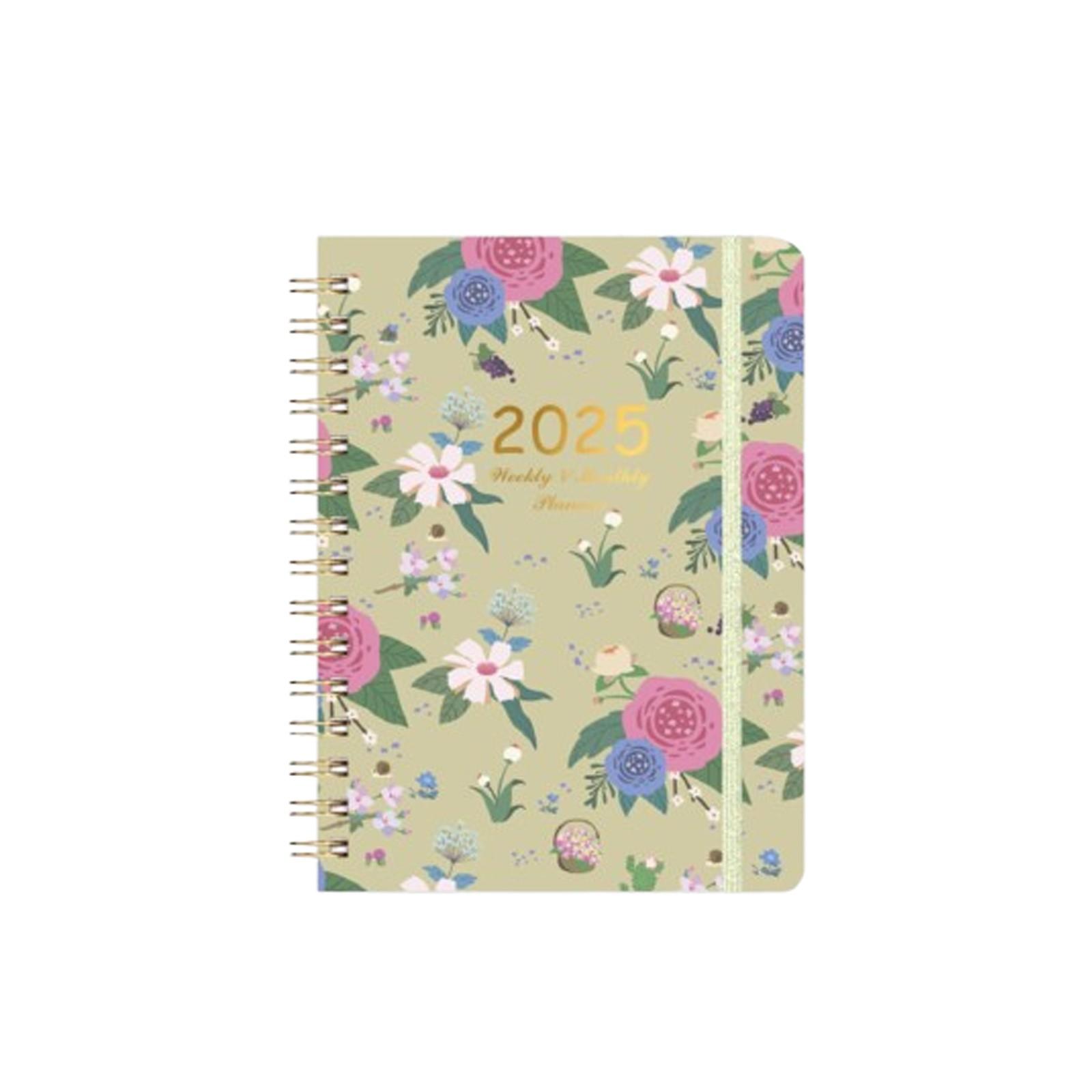 

Тетрадь ежедневник A5 спиральный график индивидуальный еженедельный планировщик 2025 One Size