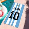 Modedruck M-Messi Handtuch Trockentuch Badehandtuch Anwendbar für Leichte Schwimmaktivitäten Camping Yoga Strand Ausflüge