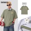 Camiseta Masculina de Corte Solto com Estampa de Leão