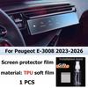 Auto Innenbildschirm Schutzfolie Konsole GPS Navigation LCD Bildschirm TPU Folie Kratzfest Für Peugeot E-3008 2023-2026