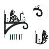 Metal Mounting Plant Hanguage with Robust Multifunctional Animal Silhouette for