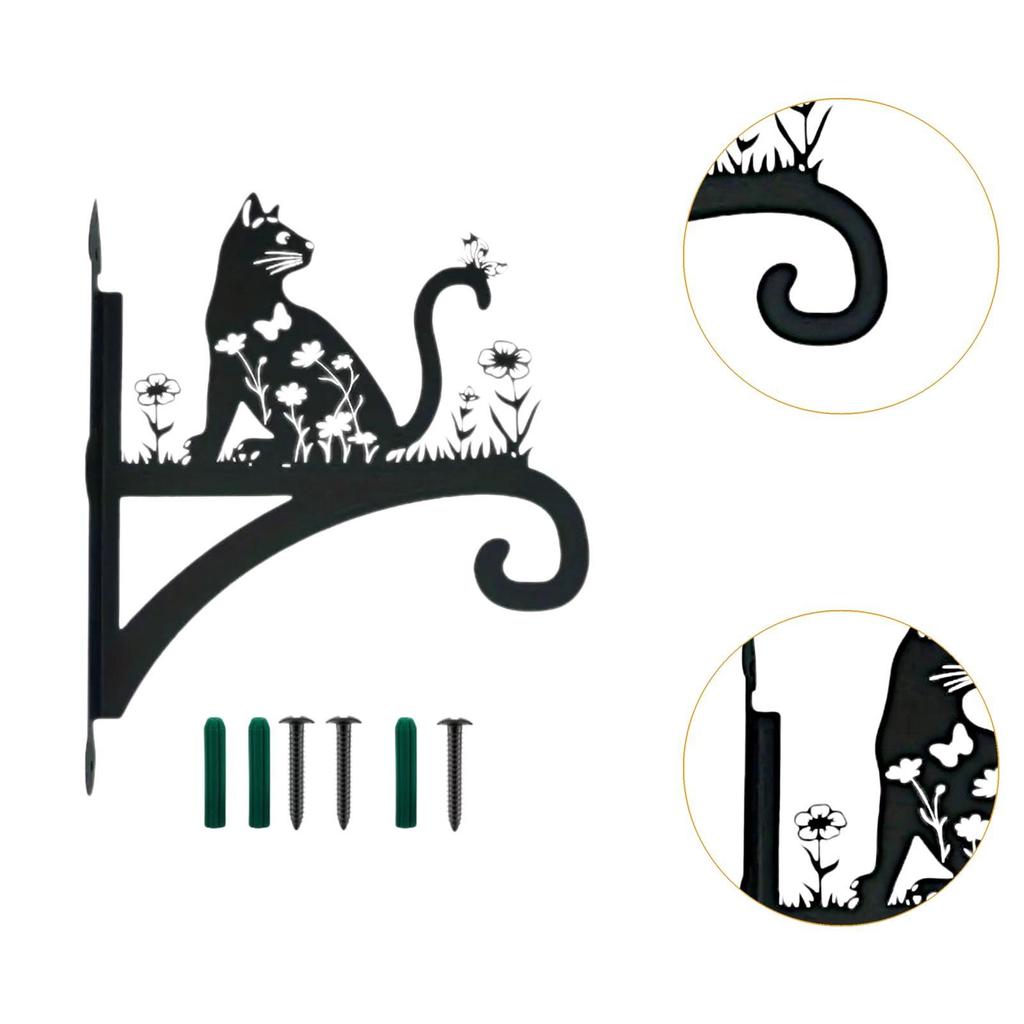 Metal Mounting Plant Hanguage with Robust Multifunctional Animal Silhouette for