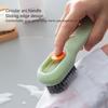 2pcs Soft-Bristled Shoe Brush Multifunctional Household Automatic Filling Liquid BrushesLong Handle Brushes Kitchen Dish Washers
