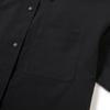 [Snowpeak] Root Women's Semi-Crop Pocket Short-Sleeve Shirt Black (S24MWRSH61)