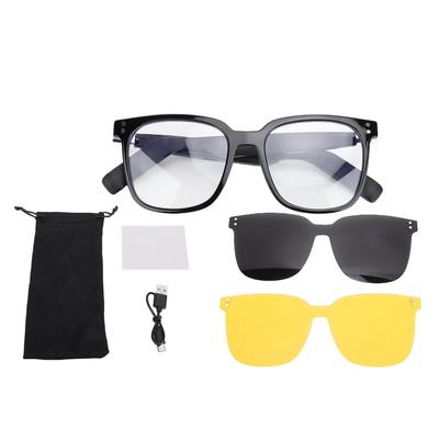 Polarisierte Bluetooth-Sonnenbrille mit Mikrofon, Lautsprechern, APP, Echtzeit-KI-Smart-Übersetzungsbrille für über 100 Sprachen