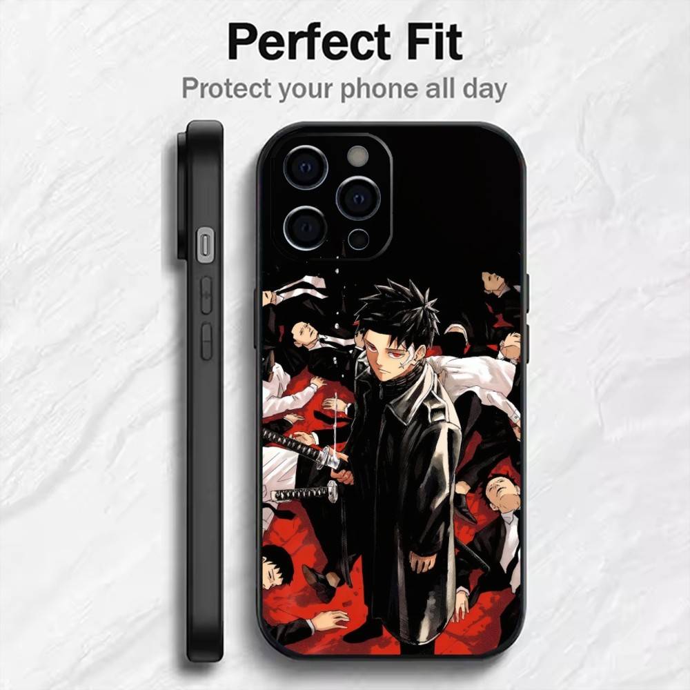 C-Chihiro-oS Manga K-KagurabachiS Phone Case For iPhone17,16,15,14,13,12 Plus,Max Soft Silicone Black Cover
