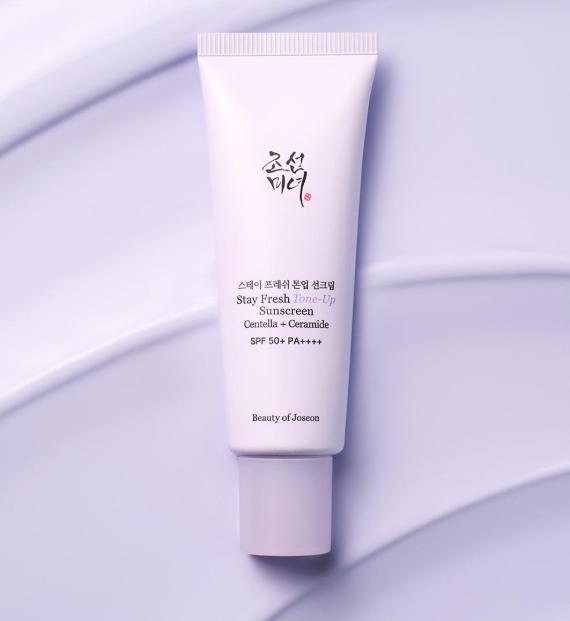 Beauty of Joseon Stay Fresh Tone-Up Sunscreen 50ml (Purple / Green) – Filter Tone-Up Sun Cream