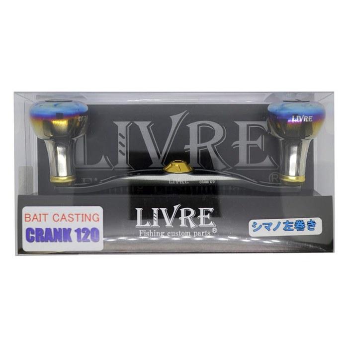LIVRE Reel 2661 Full Comp Crank 120 EF30 Left Shimano GMG Gunmetal P + Gold G
