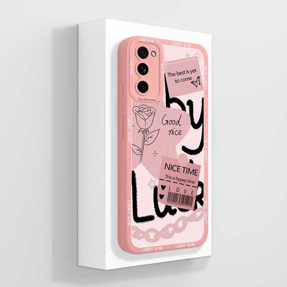 For Samsung S20 FE Ultra Phone Case Cute Back Cover For Galaxy S 20 S20FE S20Ultra Soft Liquid Silicone Full Protection Fundas