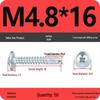 Galvanized Carbon Steel Cross-Head Round Screw with Washer, Flat Head, Self-Tapping & Self-Drilling Fishtail Design