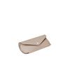 BONAVENTURA Flap Eyeglass Shrink Italian Genuine Case, Leather, Greige, Leather, Leather, Gift, BECT2-GG