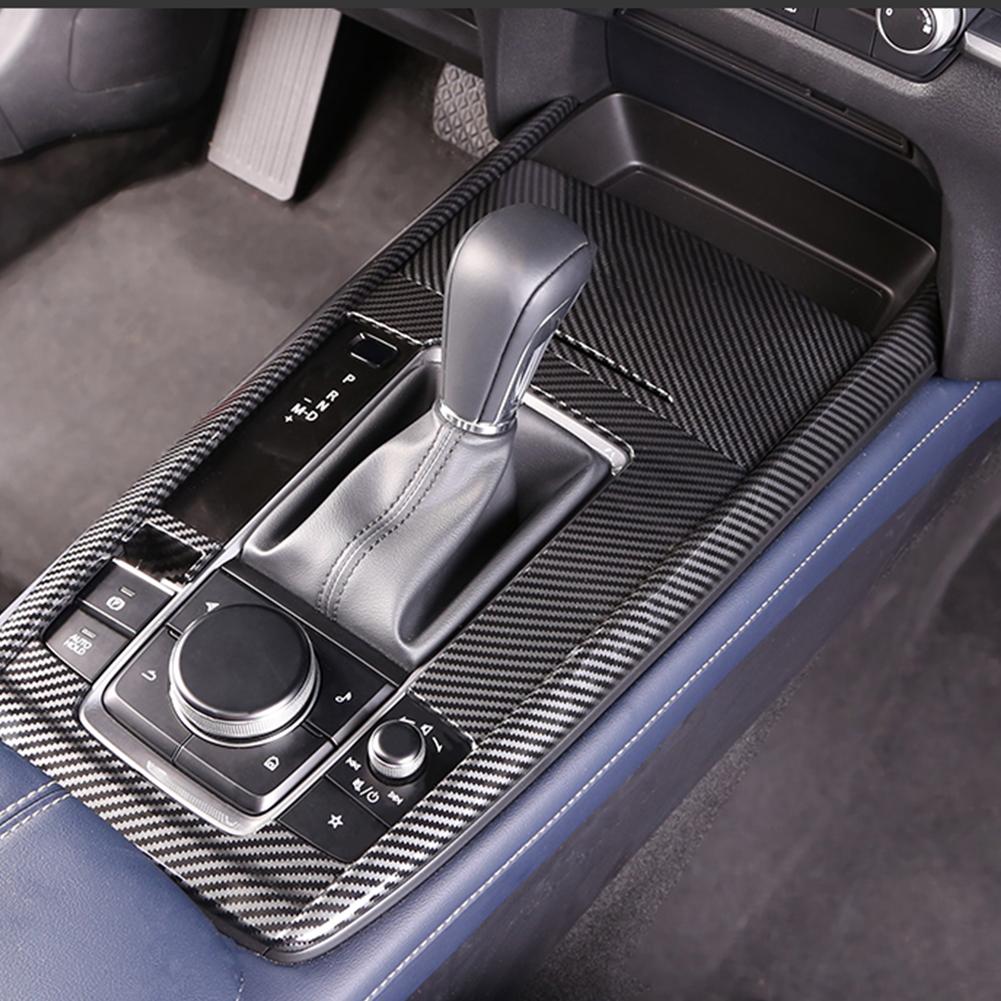 Car Central Gear Panel Control Panel Decal Car Gearbox Interior Modification ABS Cover Trim for Mazda CX30 CX-30 2019 2020 2024
