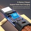Phone Lanyard USB C Quick Charging Cable With Rotating 240W Type C Cable For Efficient Charging