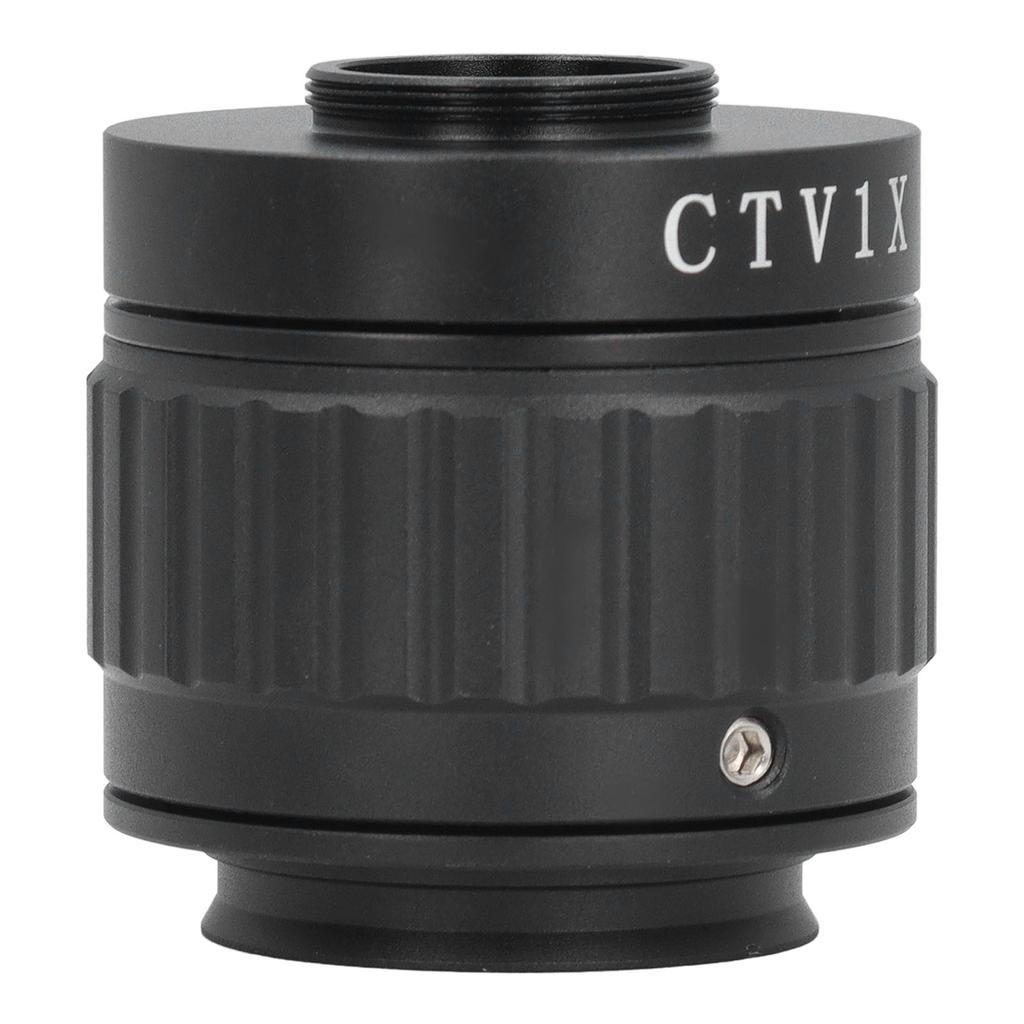 Microscope Camera Mounting Interface Kit 1X Focal Adjustable CTV Installation Port 38mm Mount Lens
