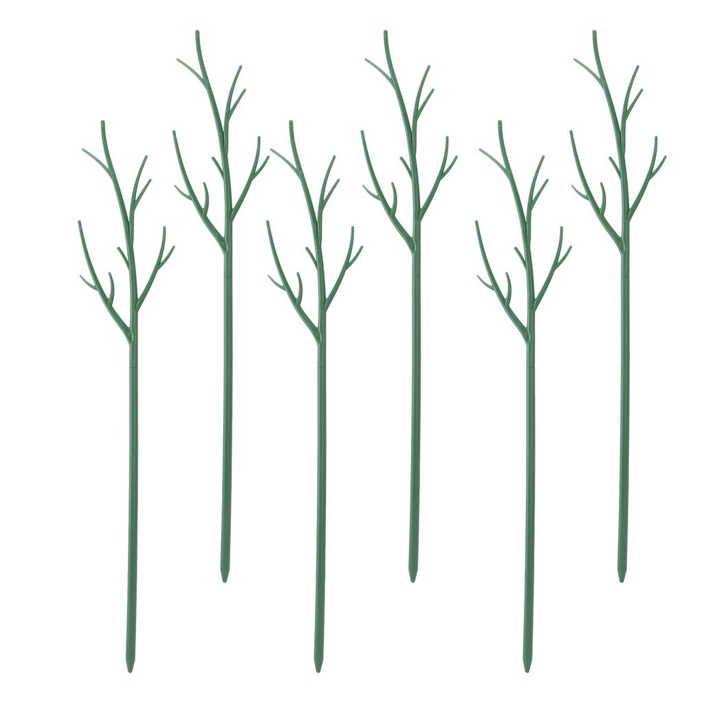 Pflanzenstützstäbe Abnehmbarer Garten Baumzweigform Grün Pflanzenstab für Topfpflanzen und