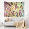 Trendy Brand Japan TTokidokis Cartoon Tapestry Art Science Fiction Room Home Decor Wall Hanging Home Decor