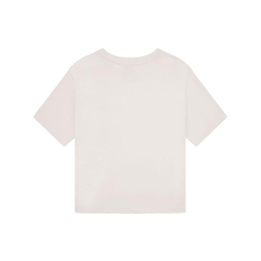 Nike Sportswear Swoosh Logo Printed Crew Neck Vintage Short Sleeve T-Shirt Women T-Shirt Phantom-Grey White DV9118-030