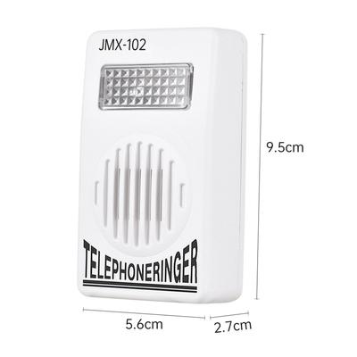 Lauter Telefonklingelton 70dB Verstärker Klingelhilfe Stroboskoplicht Glocke mit Blitzlicht Geeignet für Festnetztelefon 6P2C