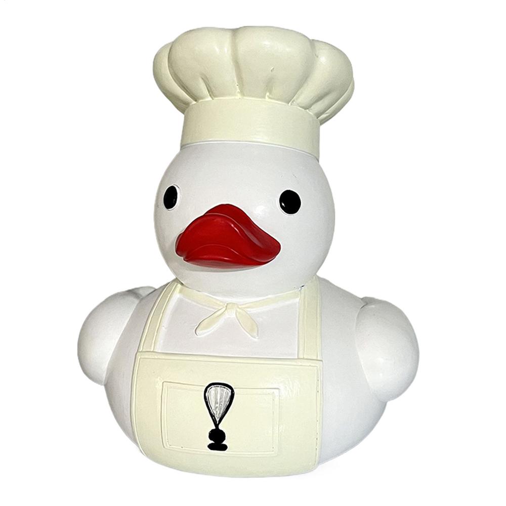 Transparent Piggy Bank Creative Resin Duck Coin Money Bank Funny Duck Statue for Living Room, Bedroom Indoor Home Decorations